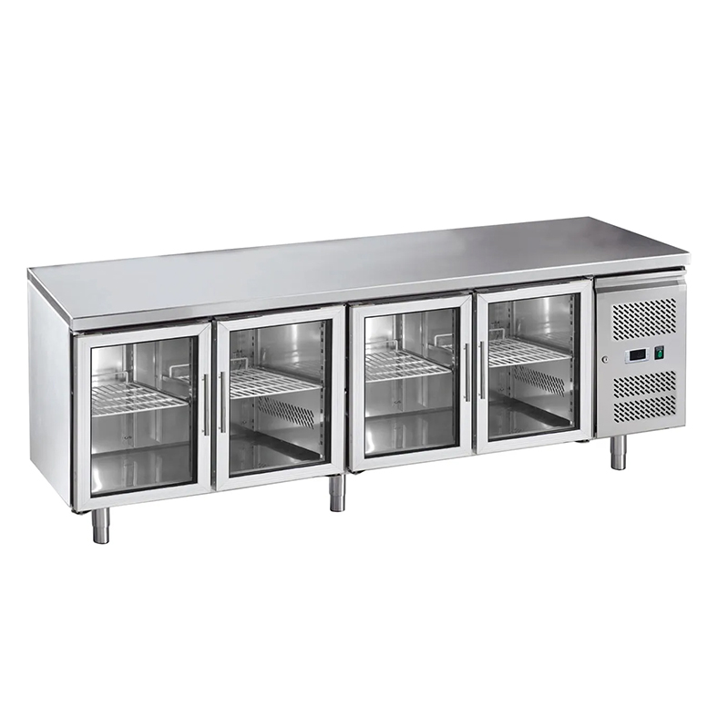 stainless steel undercounter refrigerator